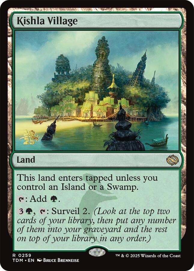 Kishla Village [Tarkir: Dragonstorm Prerelease Promos] - Destination Retro