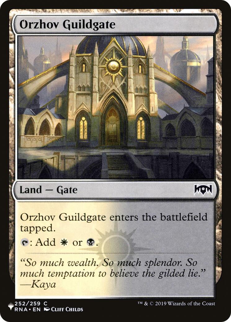 Orzhov Guildgate [The List] - Destination Retro