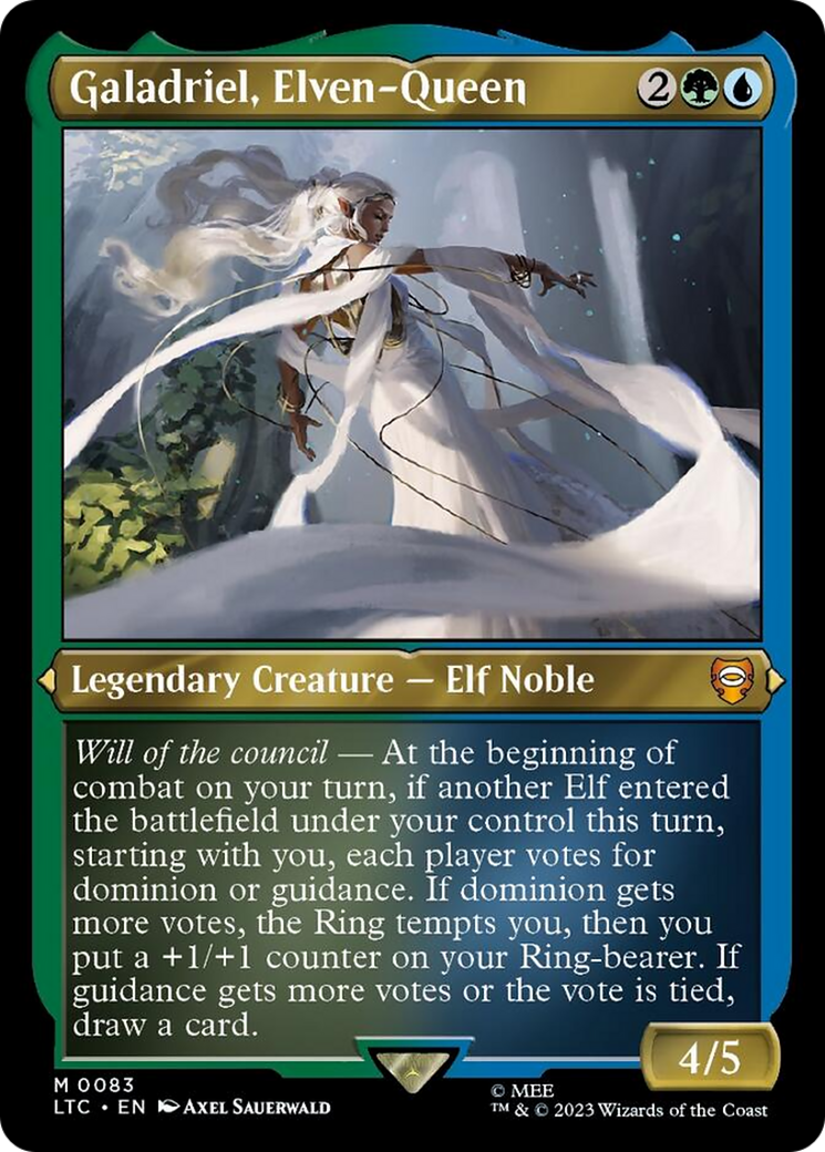 Galadriel, Elven-Queen (Display Commander) [The Lord of the Rings: Tales of Middle-Earth Commander] - Destination Retro