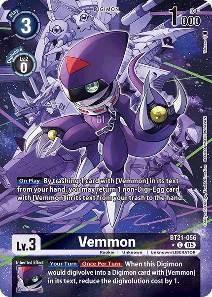 Vemmon [BT21-056] (Alternate Art) [World Convergence] - Destination Retro