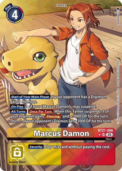 Marcus Damon [BT21-086] (Alternate Art) [World Convergence] - Destination Retro
