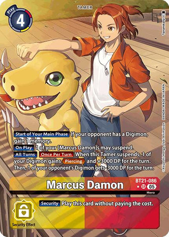 Marcus Damon [BT21-086] (Alternate Art) [World Convergence] - Destination Retro