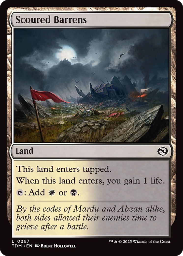 Scoured Barrens [Tarkir: Dragonstorm] - Destination Retro