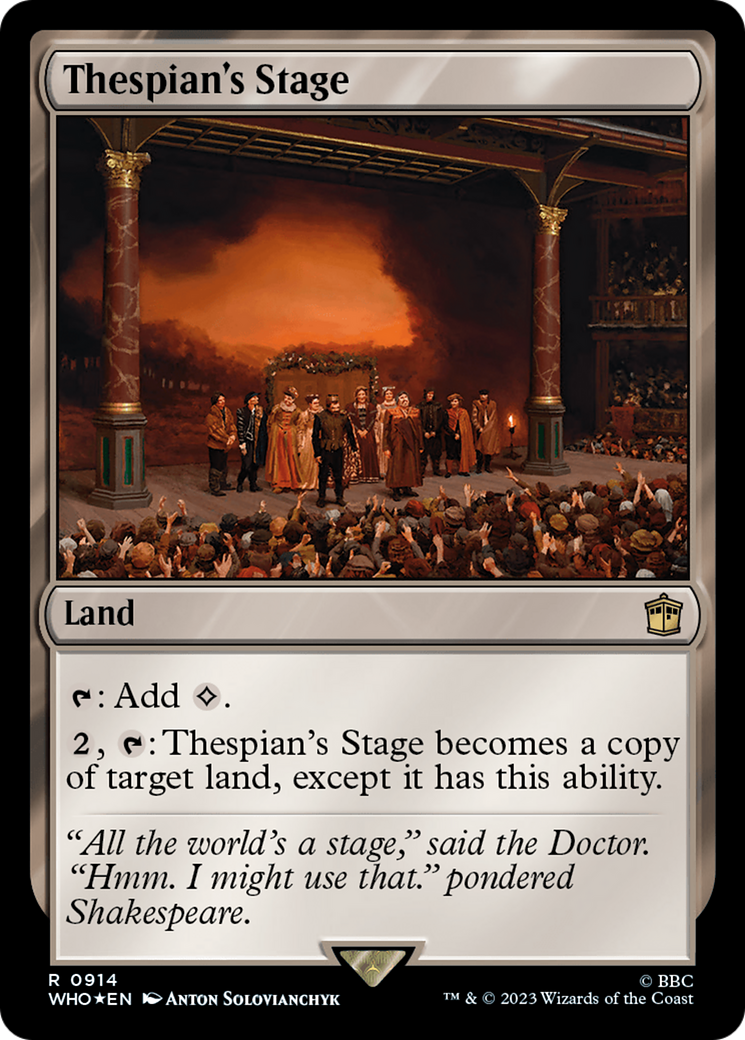 Thespian's Stage (Surge Foil) [Doctor Who] - Destination Retro