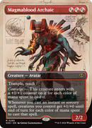 Magmablood Archaic (Borderless) [Secrets of Strixhaven] - Destination Retro
