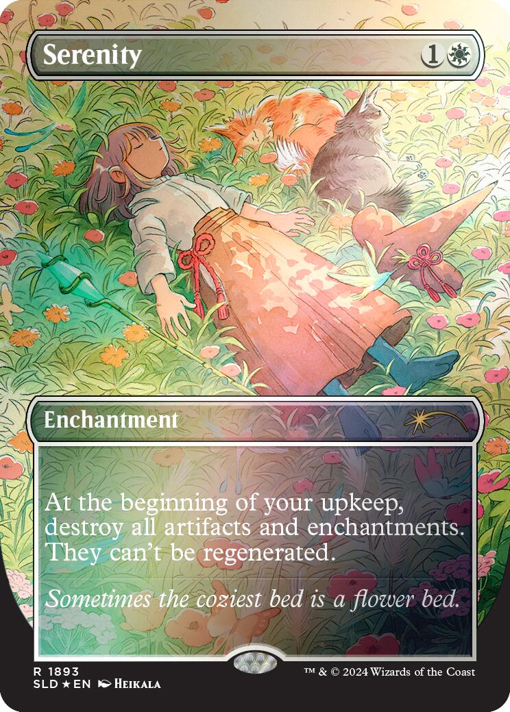 Serenity (Rainbow Foil) [Secret Lair Drop Series] - Destination Retro
