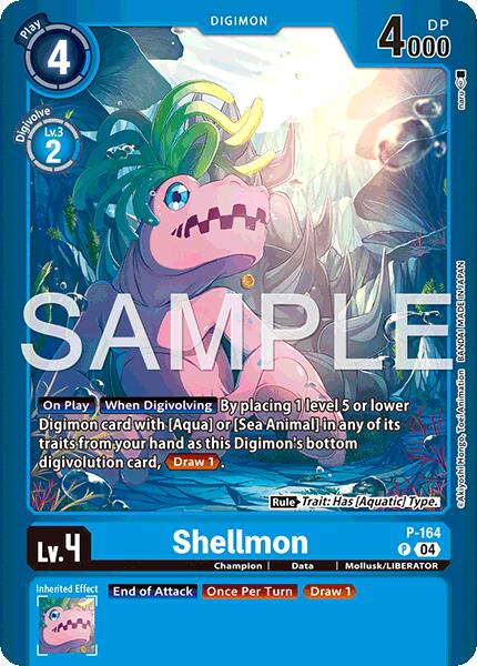 Shellmon [P-164] (Limited Card Pack -Billion Bullet-) [Limited Card Pack -Billion Bullet-] - Destination Retro
