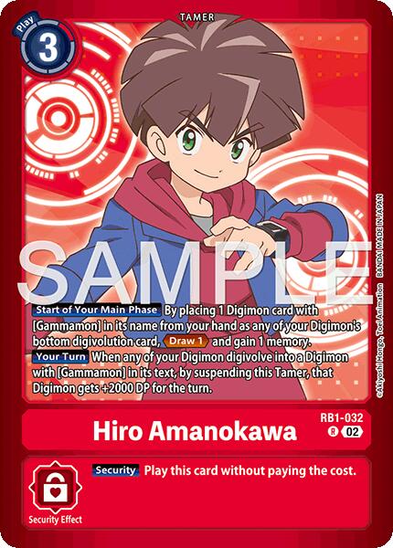 Hiro Amanokawa [RB1-032] (Limited Card Pack -Billion Bullet-) [Limited Card Pack -Billion Bullet-] - Destination Retro
