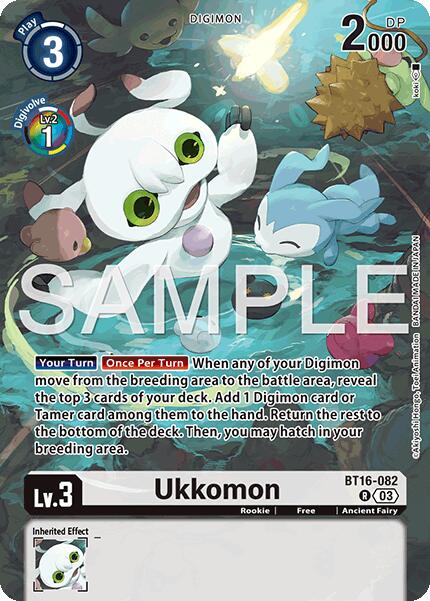 Ukkomon [BT16-082] (Limited Card Pack -Billion Bullet-) [Limited Card Pack -Billion Bullet-] - Destination Retro