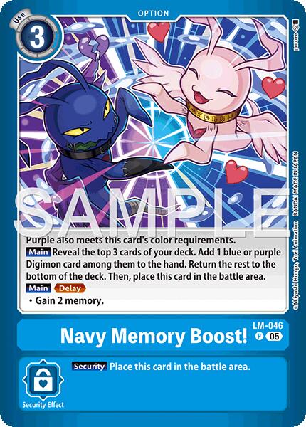 Navy Memory Boost! [LM-046] (Limited Card Pack -Billion Bullet-) [Limited Card Pack -Billion Bullet-] - Destination Retro