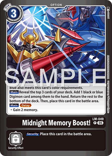 Midnight Memory Boost! [LM-049] (Limited Card Pack -Billion Bullet-) [Limited Card Pack -Billion Bullet-] - Destination Retro
