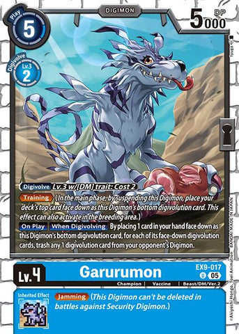 Garurumon [EX9-017] [Versus Monsters] - Destination Retro