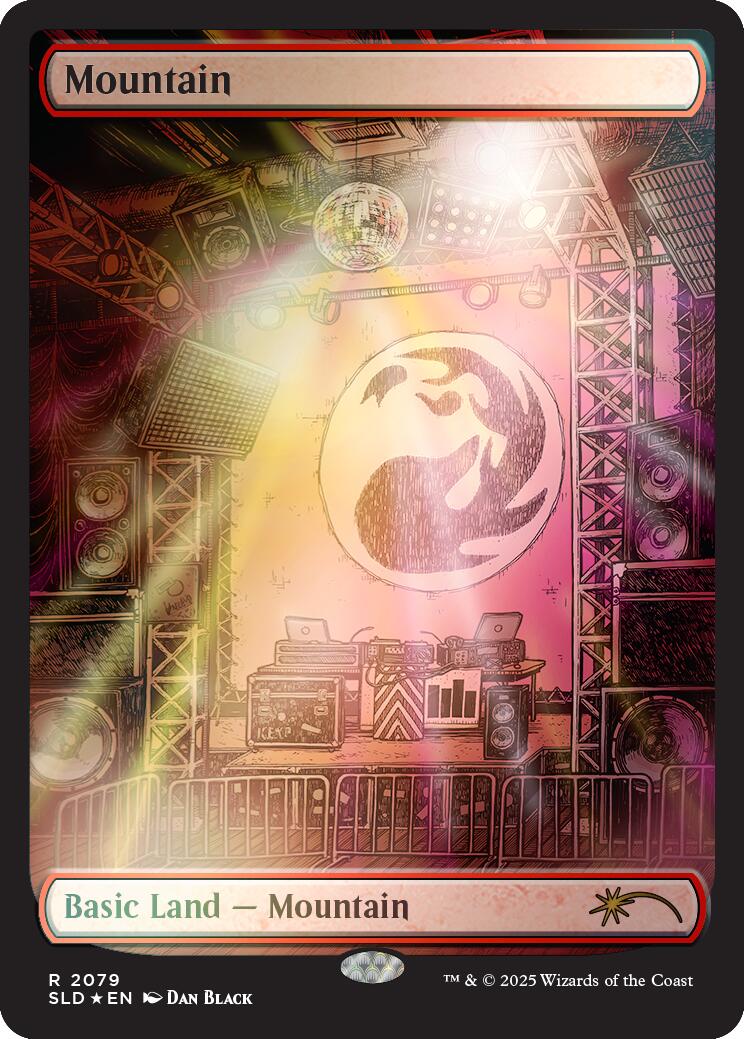 Mountain (2079) (Rainbow Foil) [Secret Lair Drop Series] - Destination Retro