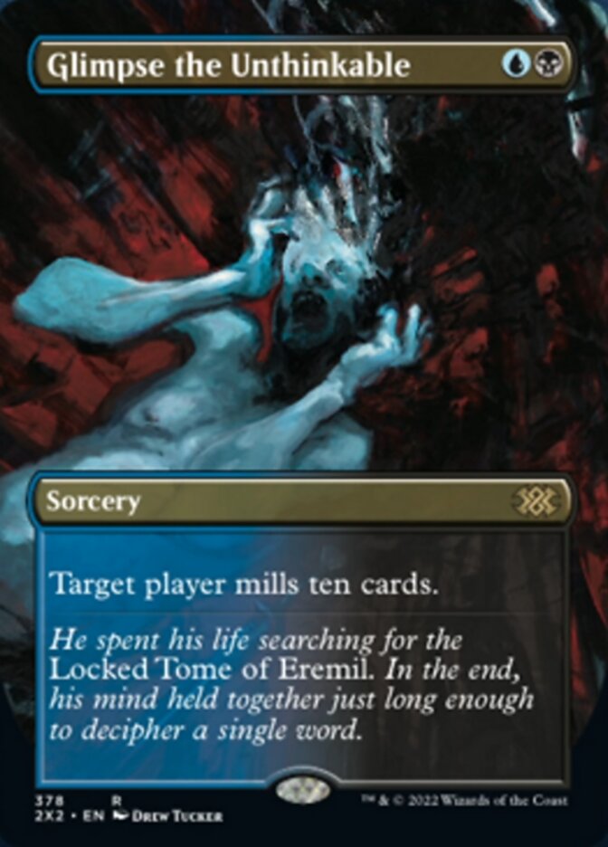 Glimpse the Unthinkable (Borderless Alternate Art) [Double Masters 2022] - Destination Retro