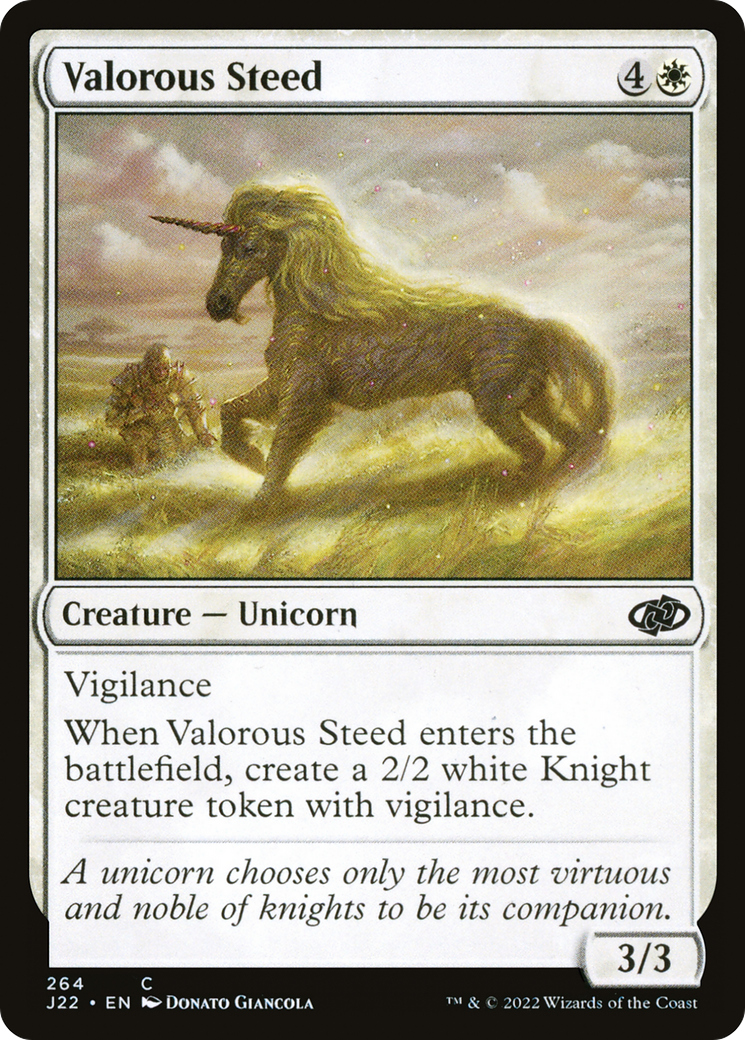 Valorous Steed [Jumpstart 2022] - Destination Retro