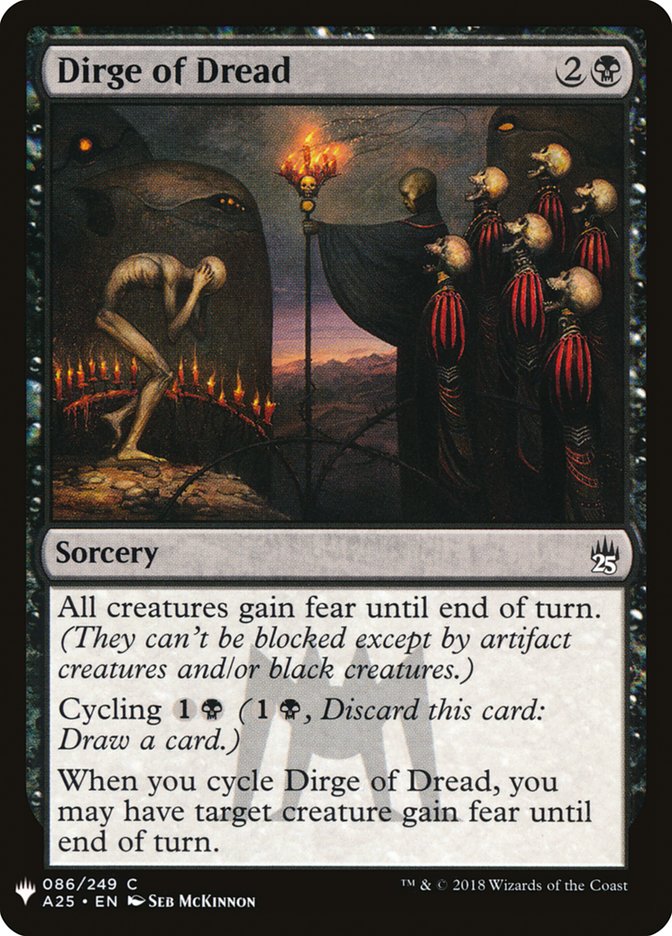 Dirge of Dread [Mystery Booster] - Destination Retro