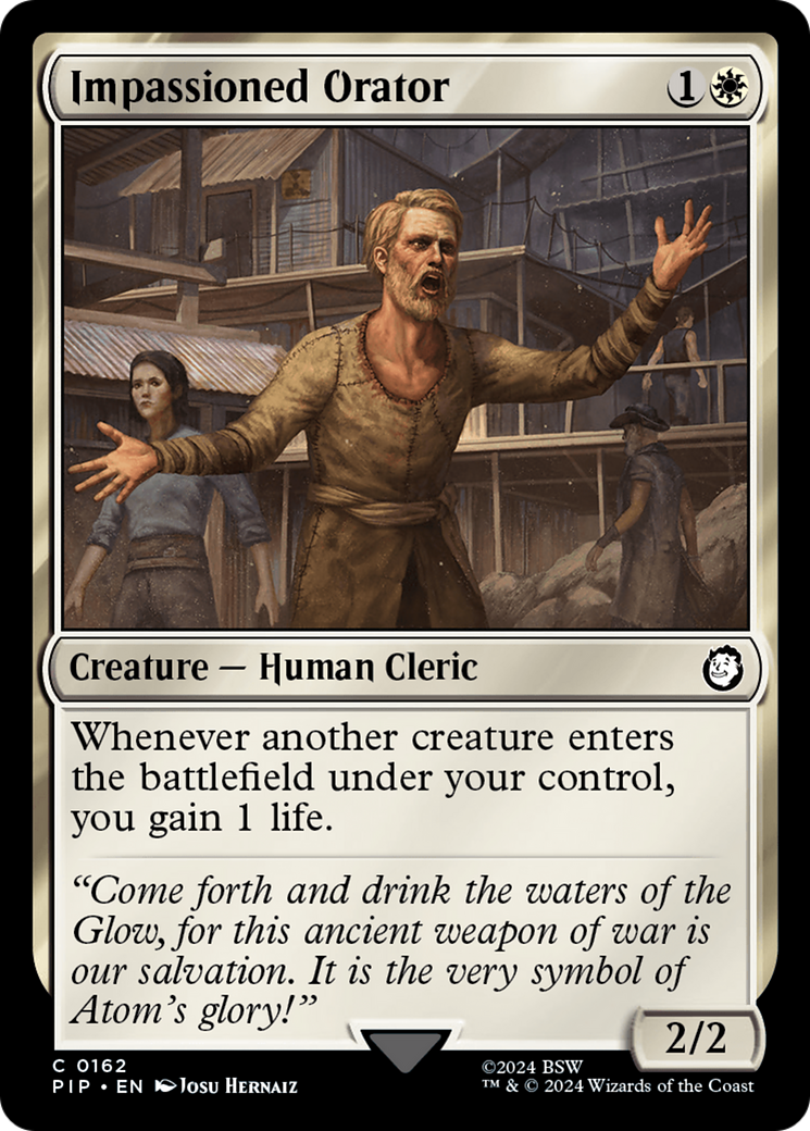 Impassioned Orator [Fallout] - Destination Retro
