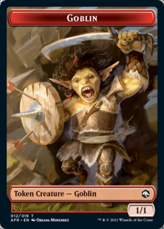 Dungeon of the Mad Mage // Goblin Double-Sided Token [Dungeons & Dragons: Adventures in the Forgotten Realms Tokens] - Destination Retro