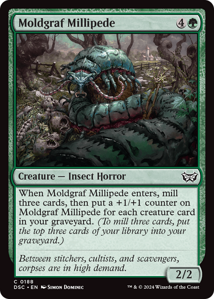 Moldgraf Millipede [Duskmourn: House of Horror Commander] - Destination Retro