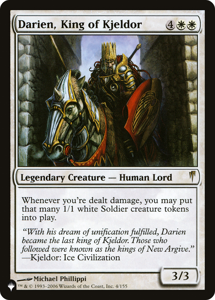 Darien, King of Kjeldor [The List] - Destination Retro