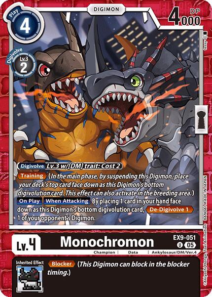Monochromon [EX9-051] [Versus Monsters] - Destination Retro