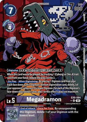 Megadramon [EX9-064] (Alternate Art) [Versus Monsters] - Destination Retro