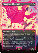 Traveling Chocobo (Borderless) (Neon Ink Pink) [FINAL FANTASY] - Destination Retro