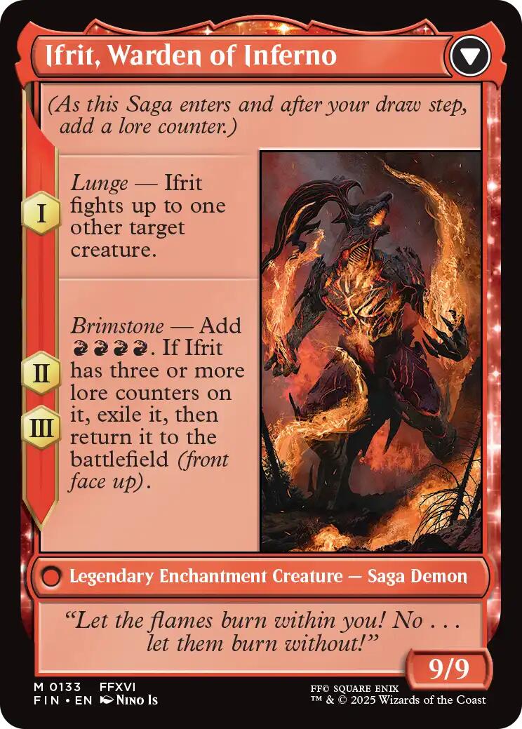 Clive, Ifrit's Dominant // Ifrit, Warden of Inferno [FINAL FANTASY] - Destination Retro