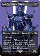 Cecil, Dark Knight // Cecil, Redeemed Paladin (Borderless) (Surge Foil) [FINAL FANTASY] - Destination Retro