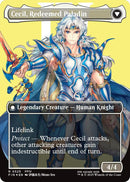 Cecil, Dark Knight // Cecil, Redeemed Paladin (Borderless) (Surge Foil) [FINAL FANTASY] - Destination Retro