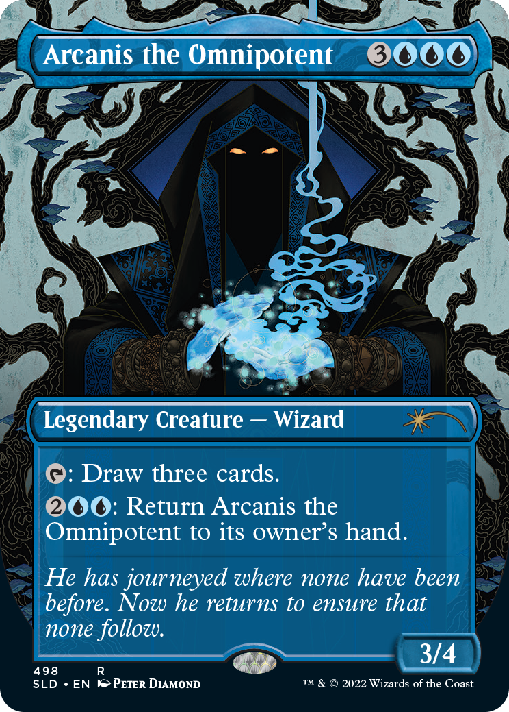 Arcanis the Omnipotent (Borderless) [Secret Lair Drop Series] - Destination Retro