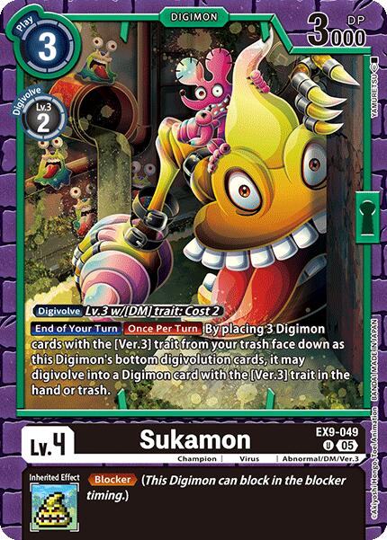 Sukamon [EX9-049] [Versus Monsters] - Destination Retro