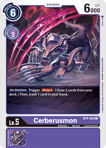 Cerberusmon [BT4-083] [Great Legend] - Destination Retro