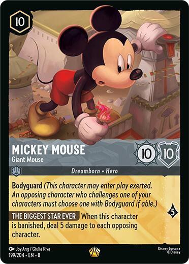 Mickey Mouse - Giant Mouse (199/204) [Reign of Jafar] - Destination Retro