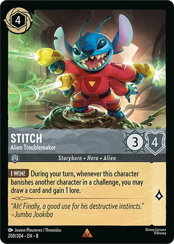 Stitch - Alien Troublemaker (200/204) [Reign of Jafar] - Destination Retro