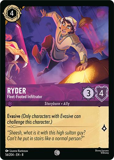 Ryder - Fleet-Footed Infiltrator (56/204) [Reign of Jafar] - Destination Retro