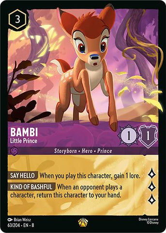 Bambi - Little Prince (63/204) [Reign of Jafar] - Destination Retro