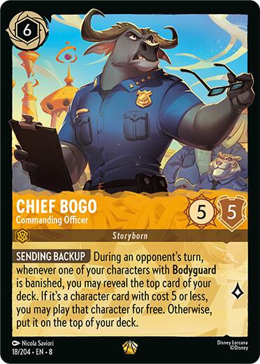 Chief Bogo - Commanding Officer (18/204) [Reign of Jafar] - Destination Retro