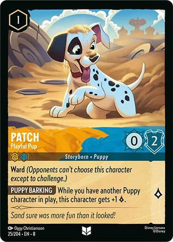 Patch - Playful Pup (25/204) [Reign of Jafar] - Destination Retro
