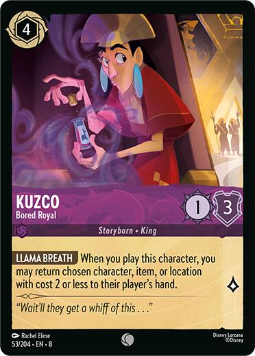 Kuzco - Bored Royal (53/204) [Reign of Jafar] - Destination Retro