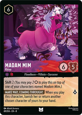 Madam Mim - Rhino (69/204) [Reign of Jafar] - Destination Retro