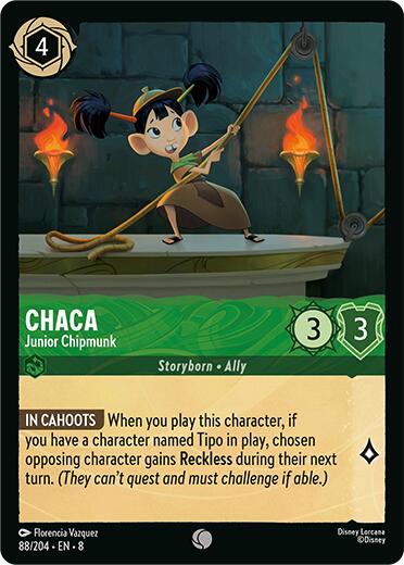 Chaca - Junior Chipmunk (88/204) [Reign of Jafar] - Destination Retro