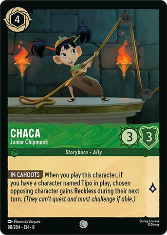 Chaca - Junior Chipmunk (88/204) [Reign of Jafar] - Destination Retro