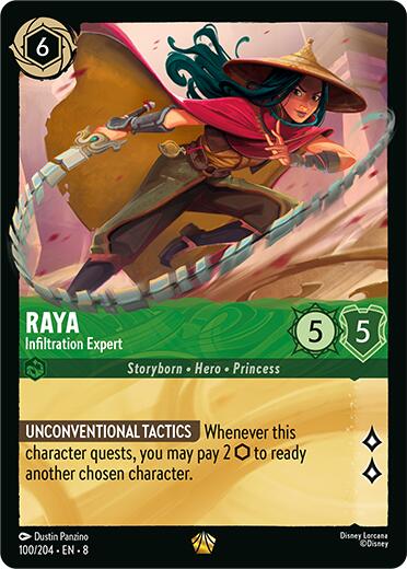 Raya - Infiltration Expert (100/204) [Reign of Jafar] - Destination Retro