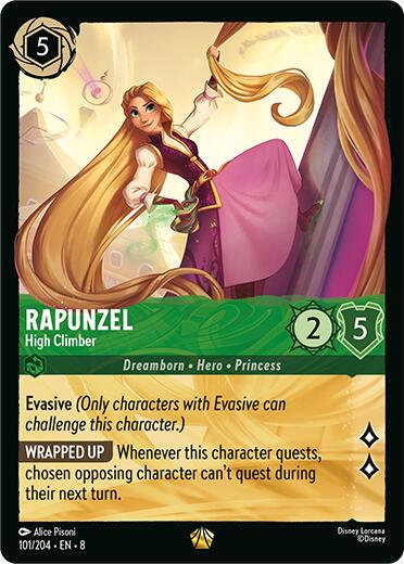 Rapunzel - High Climber (101/204) [Reign of Jafar] - Destination Retro