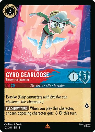 Gyro Gearloose - Eccentric Inventor (123/204) [Reign of Jafar] - Destination Retro