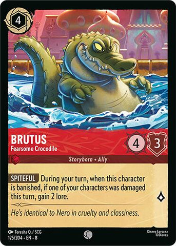 Brutus - Fearsome Crocodile (125/204) [Reign of Jafar] - Destination Retro