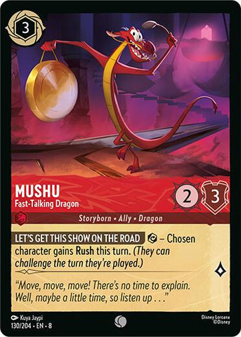 Mushu - Fast-Talking Dragon (130/204) [Reign of Jafar] - Destination Retro