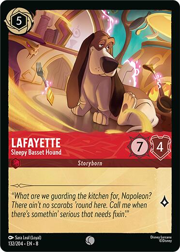 Lafayette - Sleepy Basset Hound (132/204) [Reign of Jafar] - Destination Retro