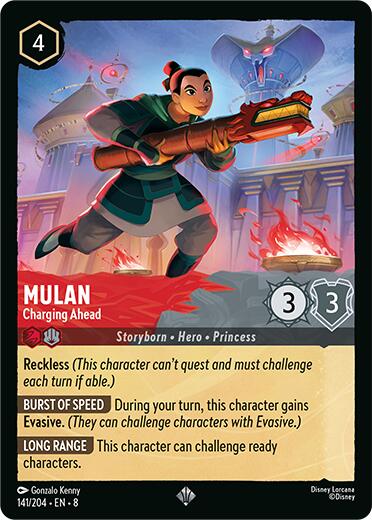 Mulan - Charging Ahead (141/204) [Reign of Jafar] - Destination Retro